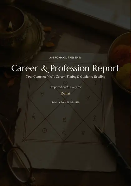 Career & Profession Report - sample page 1