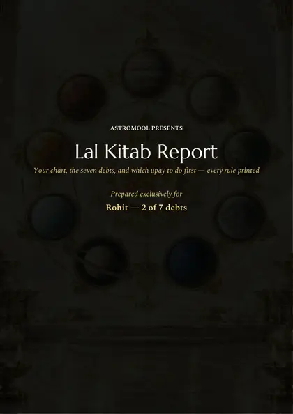 Lal Kitab Report - sample page 1