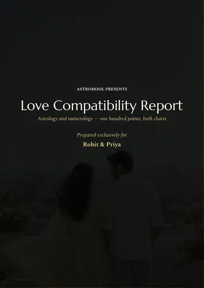 Love Compatibility Report - sample page 1