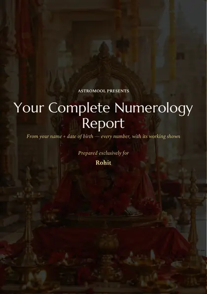 Complete Numerology Report - sample page 1