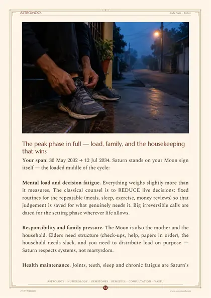 Sade Sati Report - sample page 3